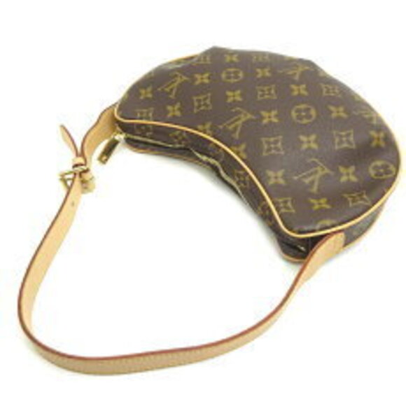 Louis Vuitton Pochette Croissant Shoulder Bag Monogram Brown - Picture 4 of 9